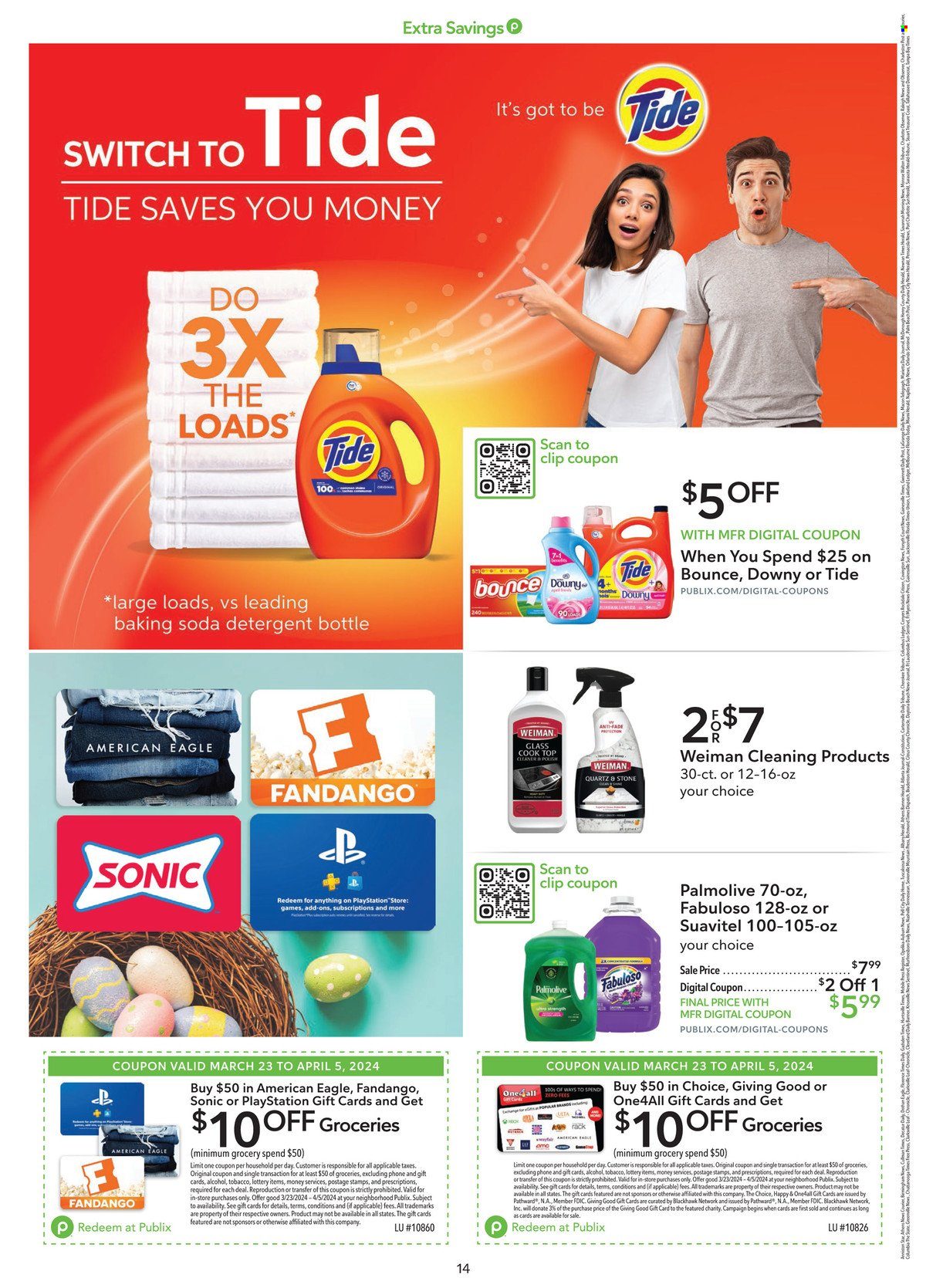 Publix ad - 03/23/2024 - 04/05/2024. Page 14