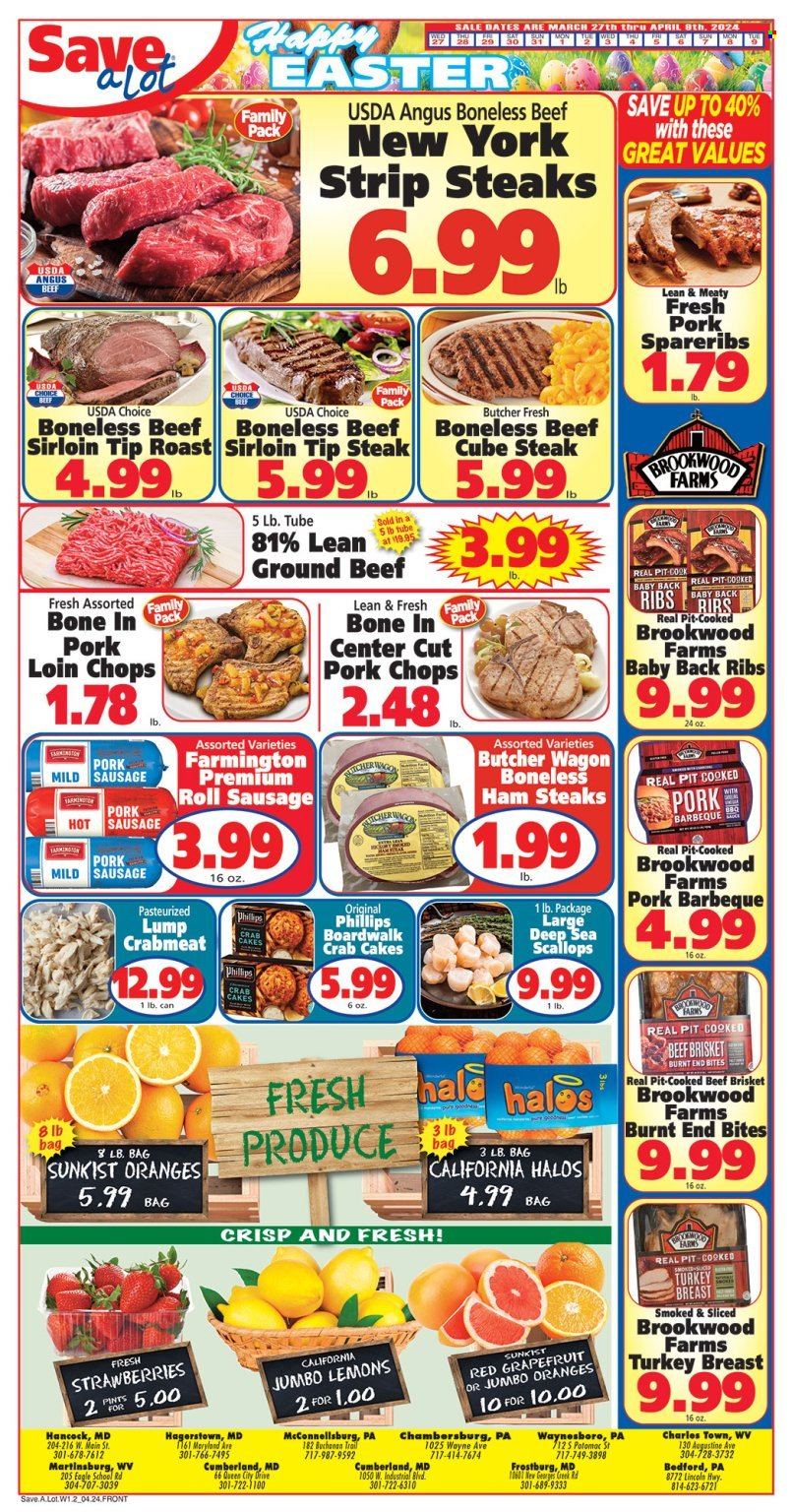 Save a Lot ad - 03/27/2024 - 04/09/2024. Page 1