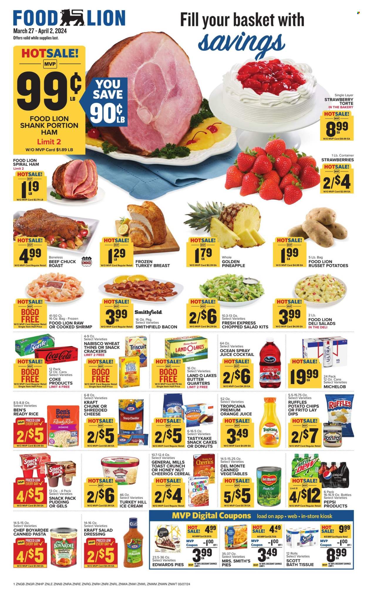 Food Lion ad - 03/27/2024 - 04/02/2024. Page 1