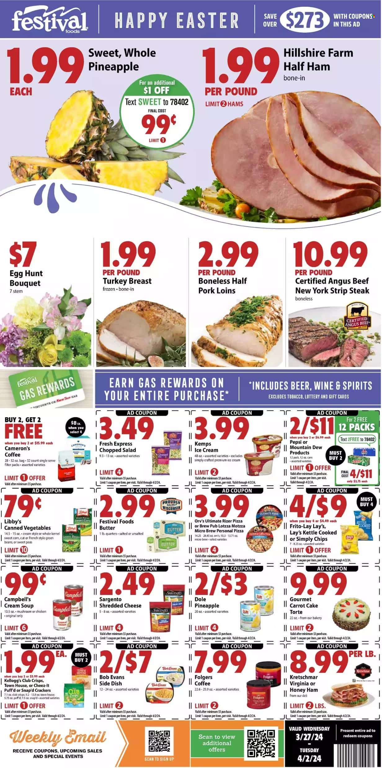 Festival Foods ad - 03/27/2024 - 04/02/2024. Page 1