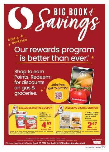 Safeway Flyer - 03/27/2024 - 04/23/2024.