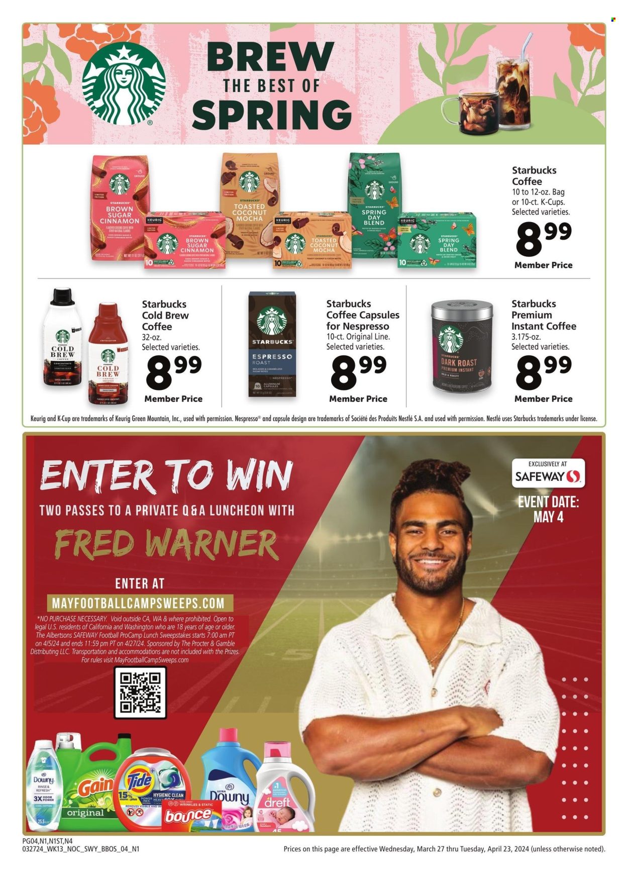 Safeway ad - 03/27/2024 - 04/23/2024. Page 4