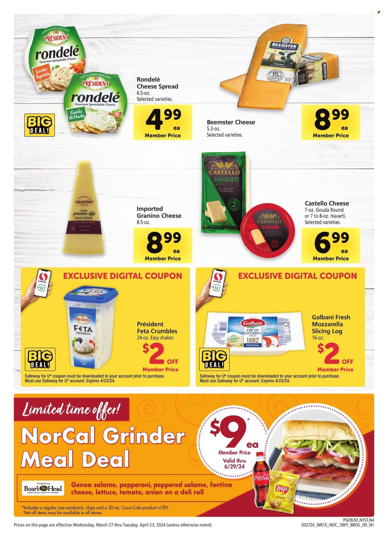 Safeway ad - 03/27/2024 - 04/23/2024. Page 9