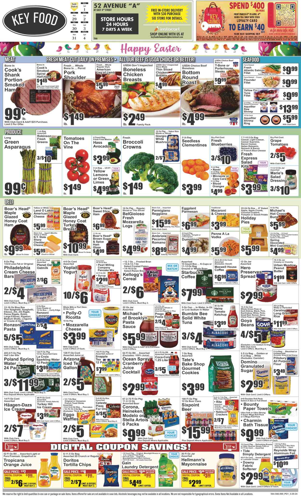 Key Food ad - 03/29/2024 - 04/04/2024. Page 1