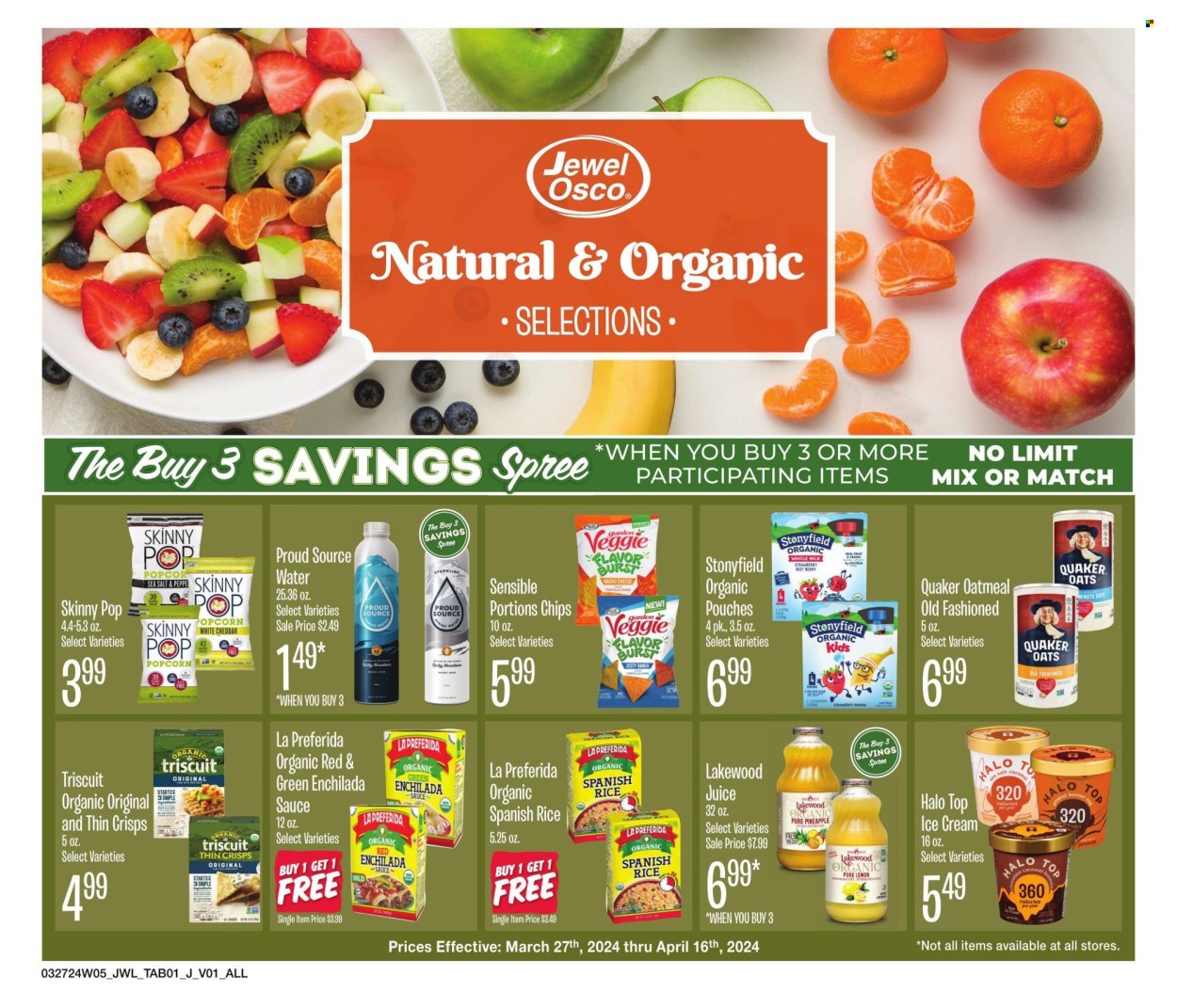 Jewel Osco ad - 03/27/2024 - 04/16/2024. Page 1