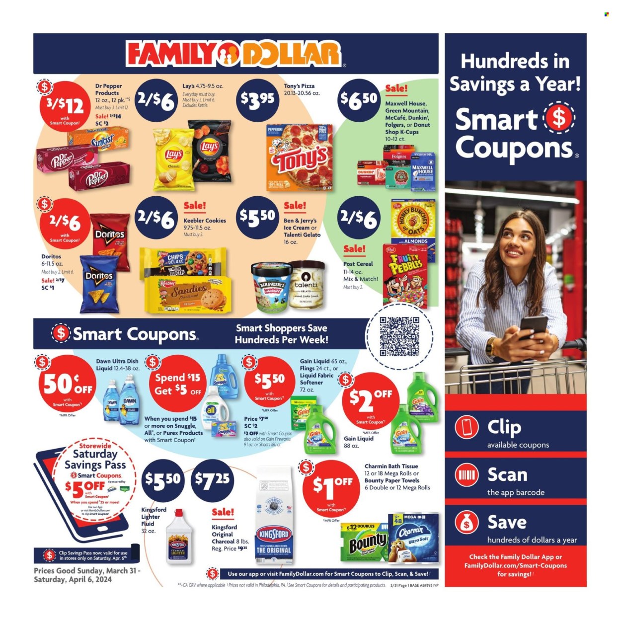 Family Dollar ad - 03/31/2024 - 04/06/2024. Page 1