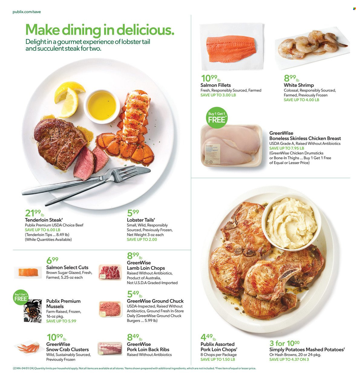 Publix ad - 04/01/2024 - 04/03/2024. Page 2