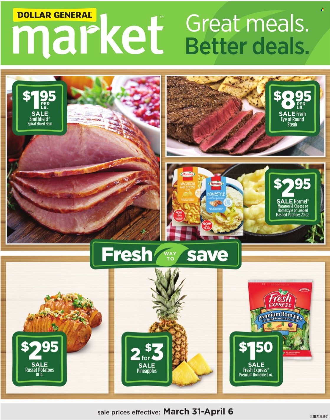 Dollar General ad - 03/31/2024 - 04/06/2024. Page 1