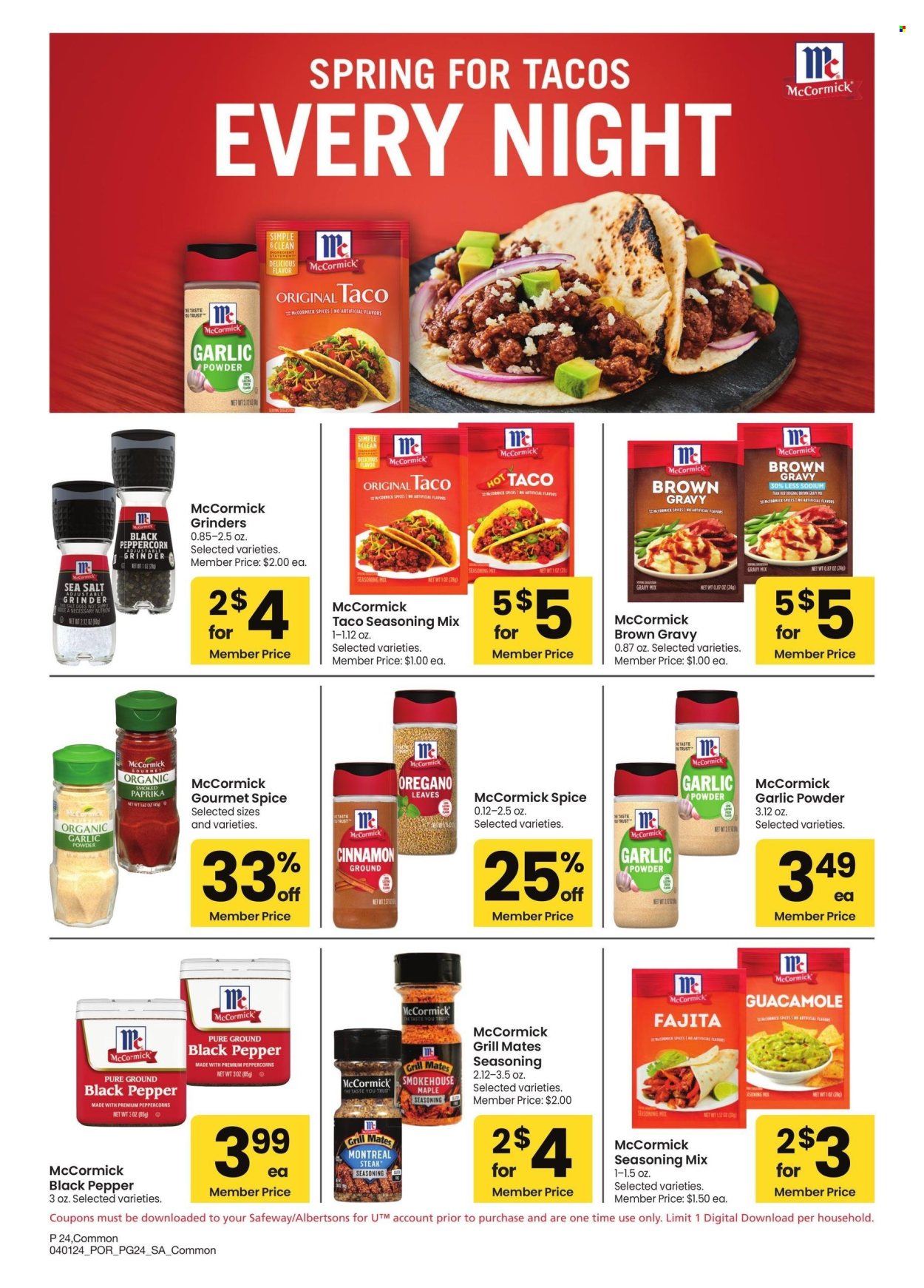 Safeway ad - 04/01/2024 - 04/28/2024. Page 24