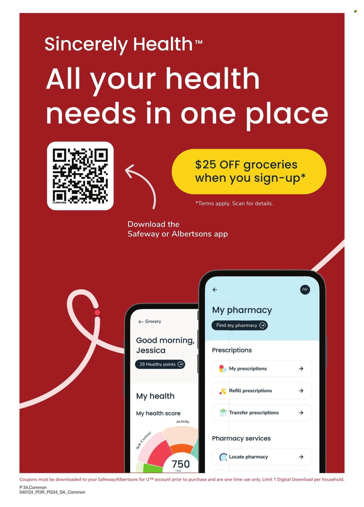 Safeway ad - 04/01/2024 - 04/28/2024. Page 34