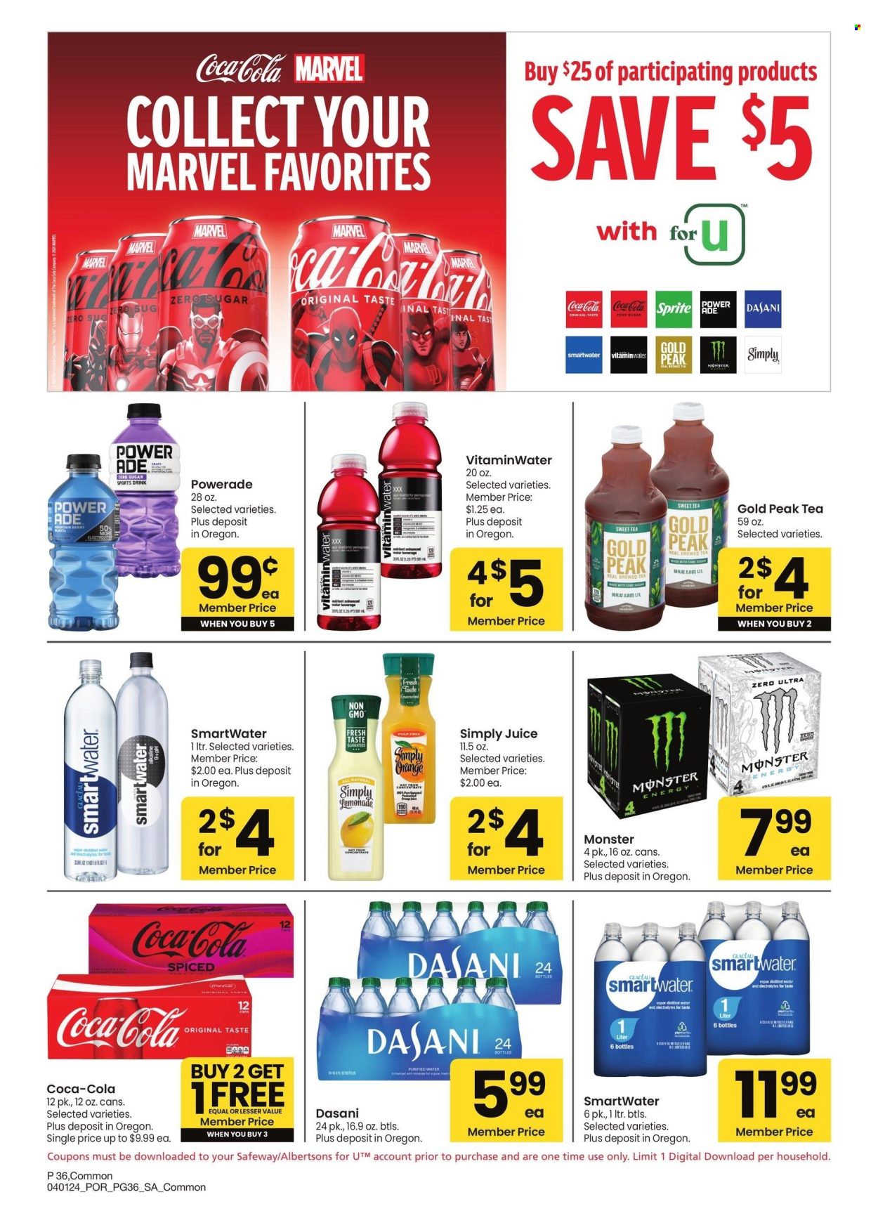 Safeway ad - 04/01/2024 - 04/28/2024. Page 36