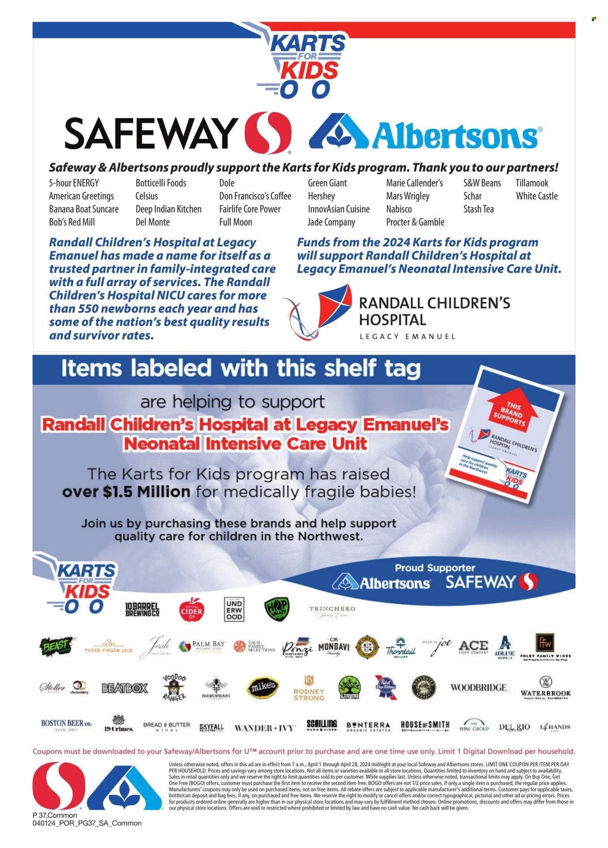 Safeway ad - 04/01/2024 - 04/28/2024. Page 37