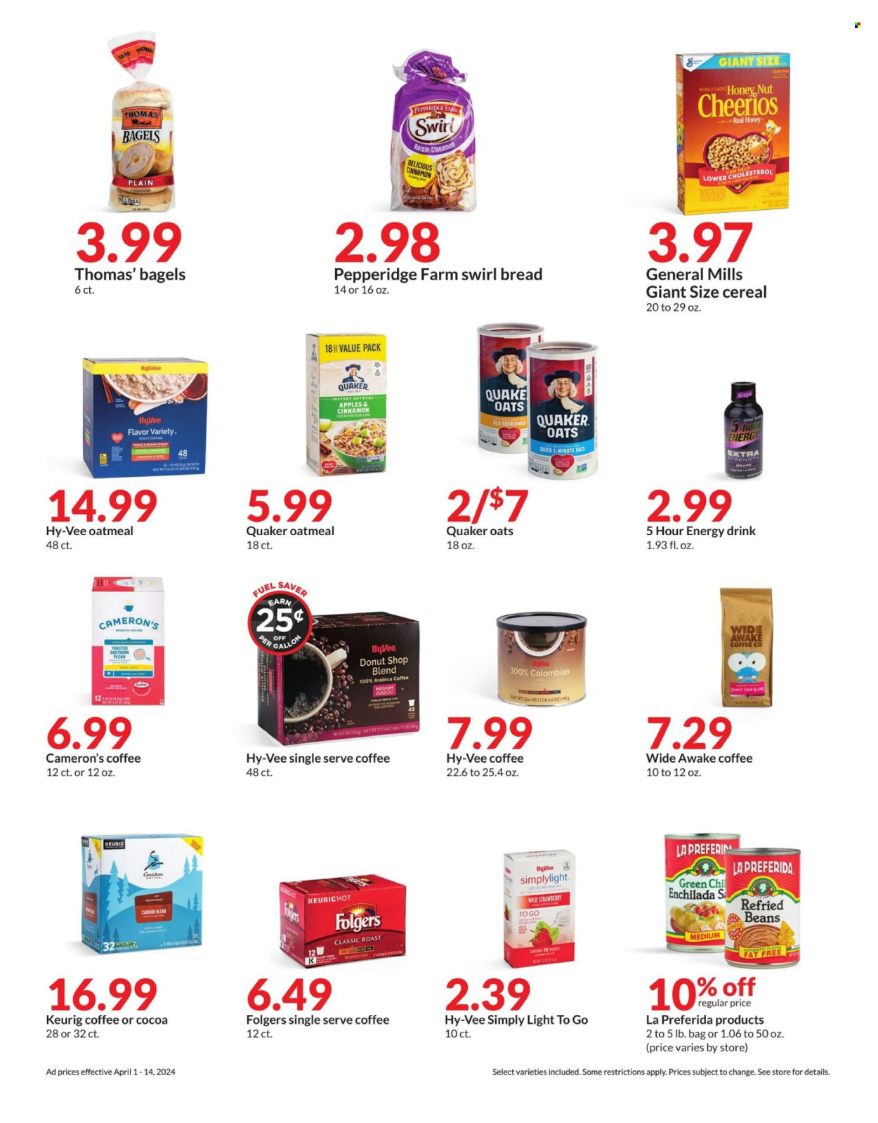 Hy-Vee ad - 04/01/2024 - 04/14/2024. Page 16