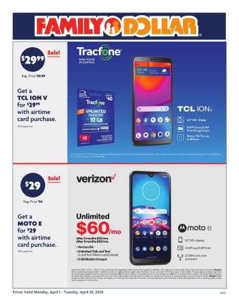 Family Dollar Flyer - 04/01/2024 - 04/30/2024.