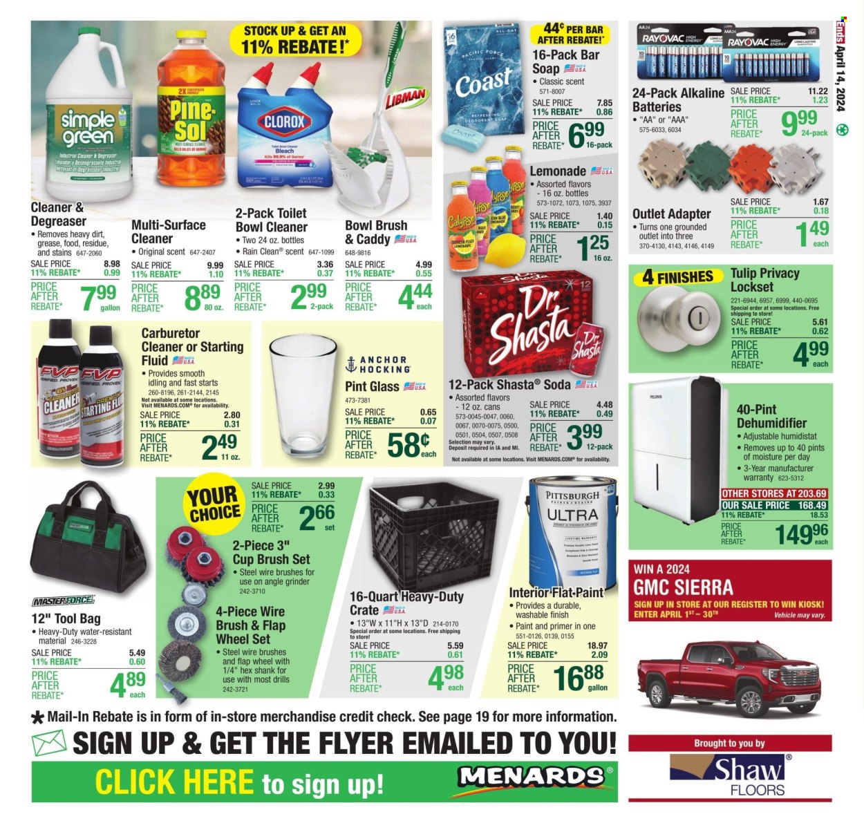 Menards ad - 04/04/2024 - 04/14/2024. Page 33