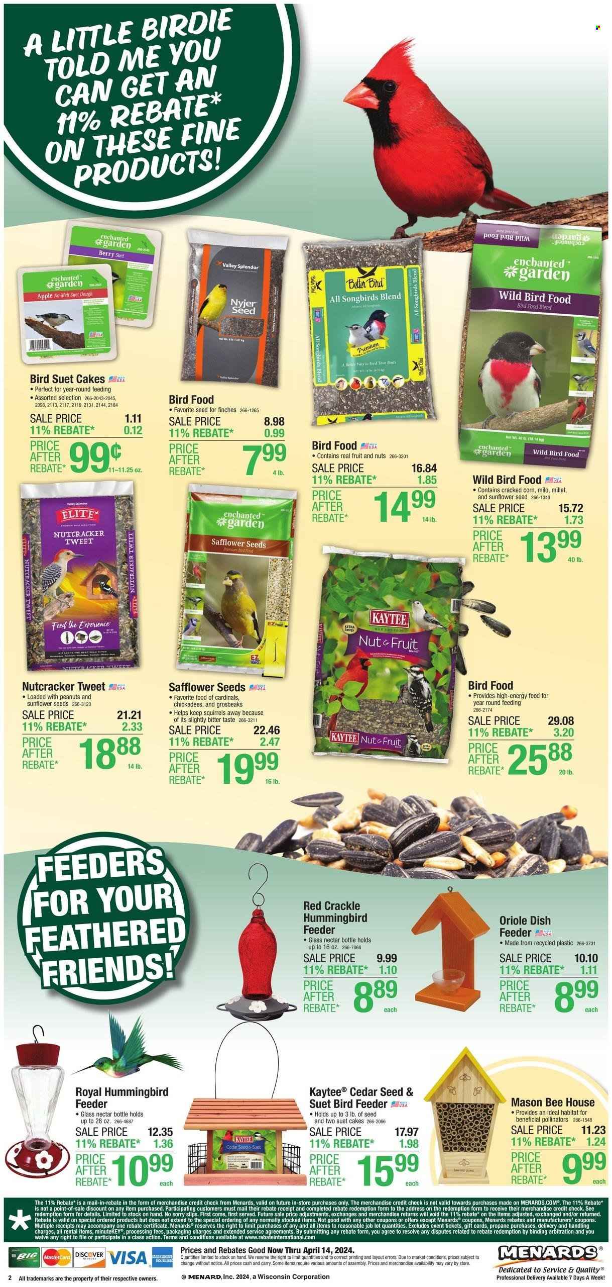Menards ad - 04/04/2024 - 04/14/2024. Page 2