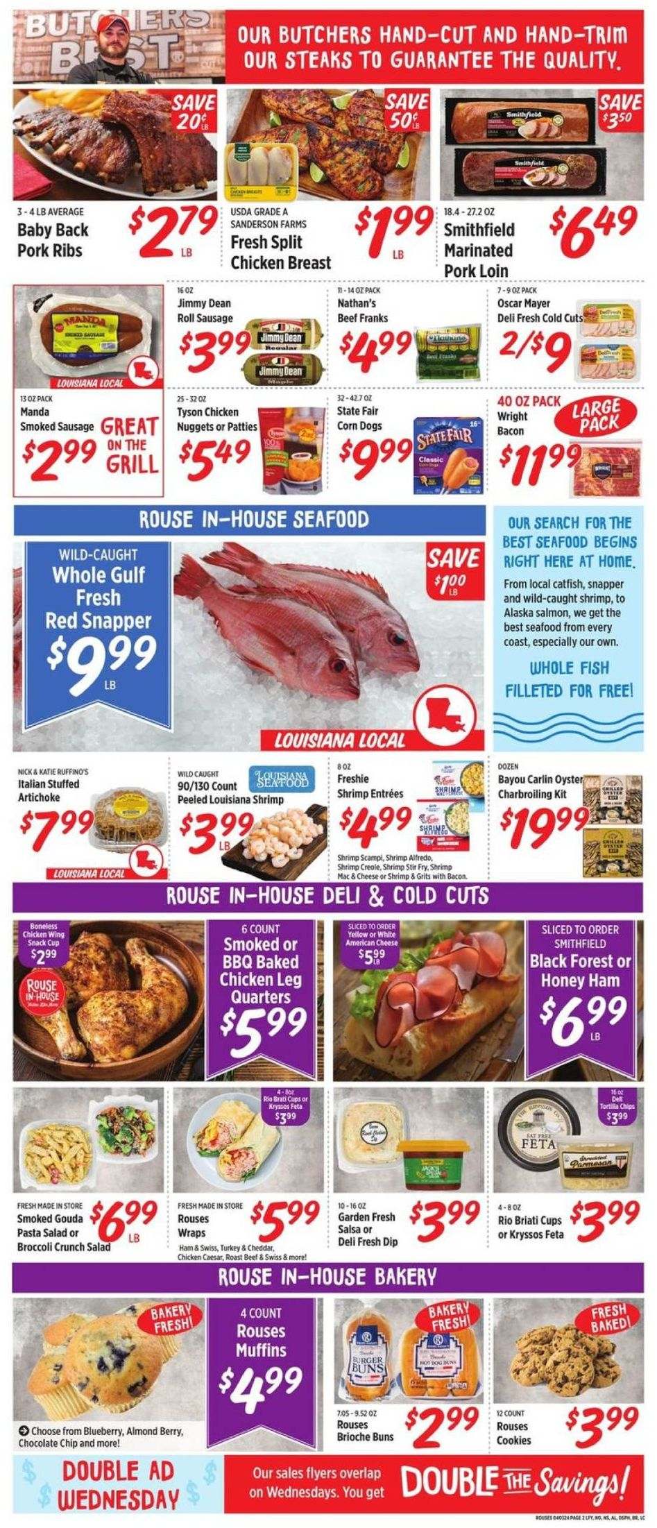 Rouses Markets ad - 04/03/2024 - 04/10/2024. Page 2