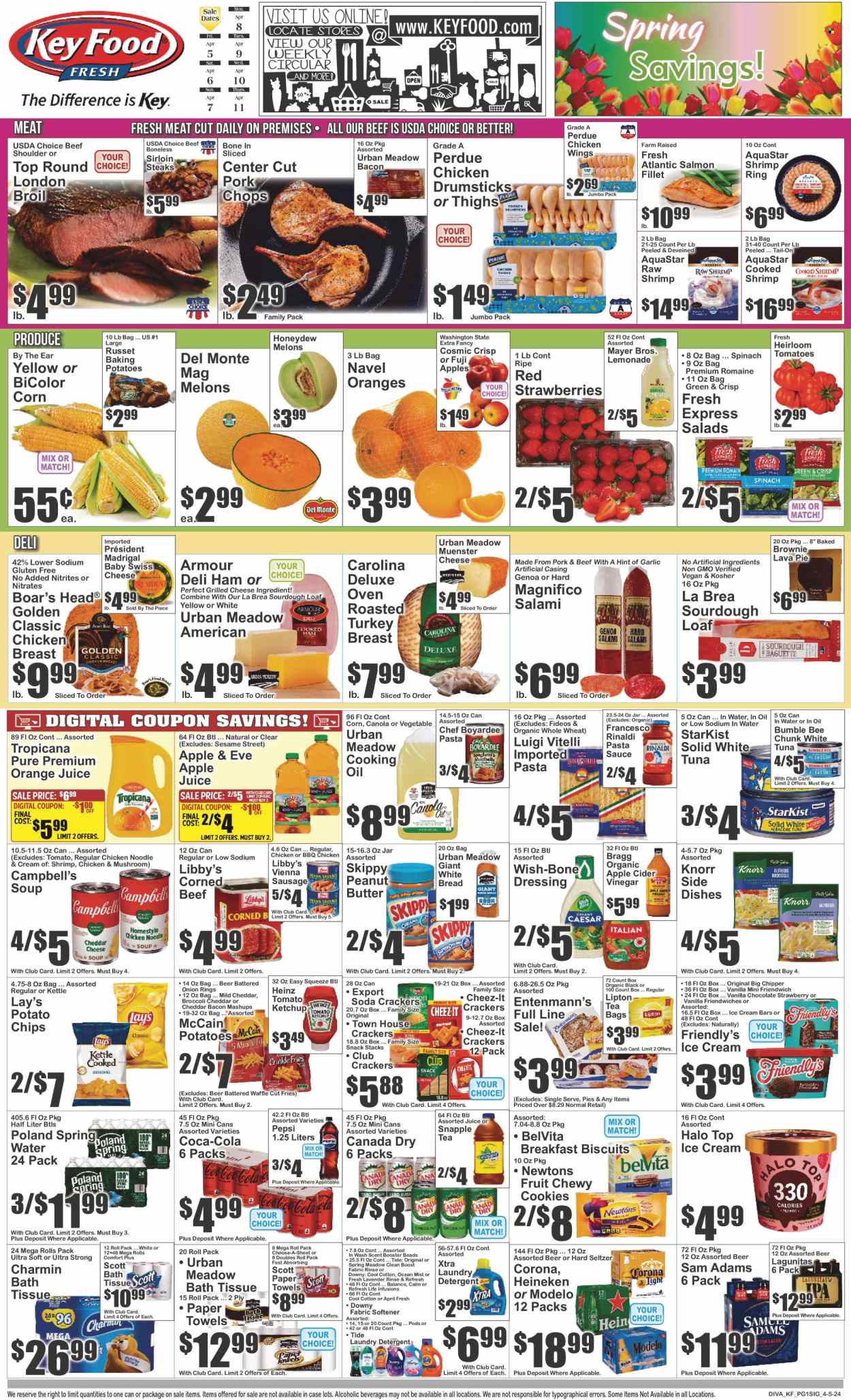 Key Food ad - 04/05/2024 - 04/11/2024. Page 1