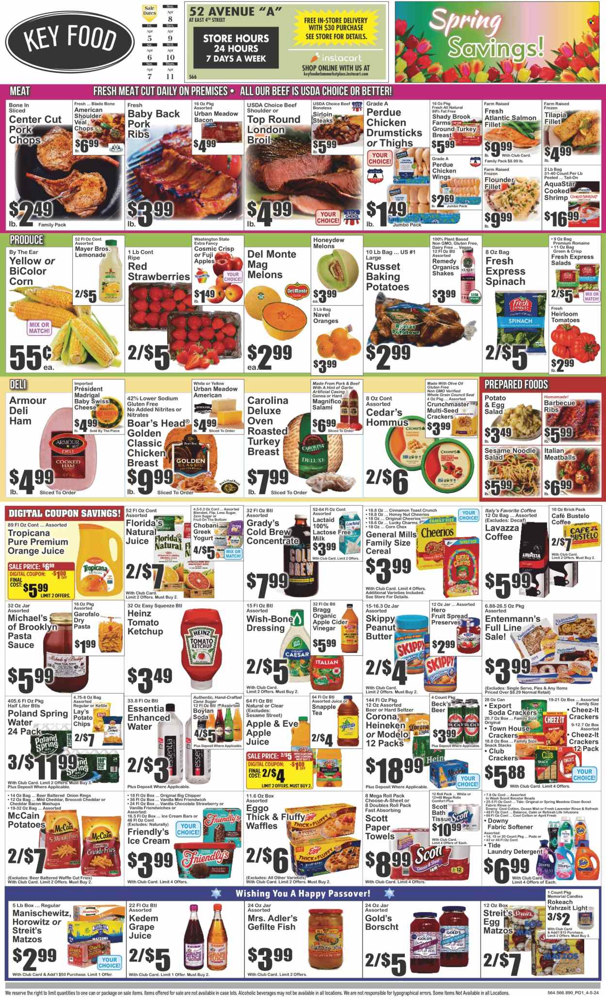 Key Food ad - 04/05/2024 - 04/11/2024. Page 1