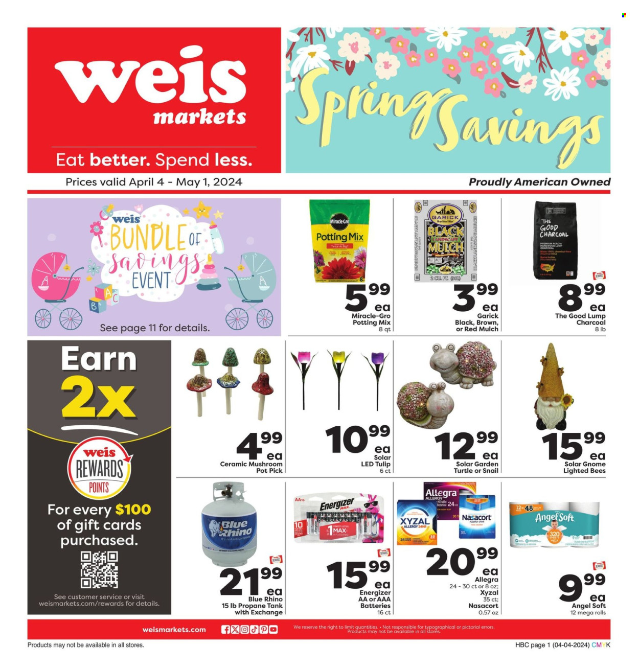 Weis ad - 04/04/2024 - 05/01/2024. Page 1