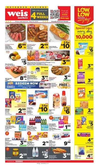 Weis Flyer - 04/04/2024 - 05/01/2024.