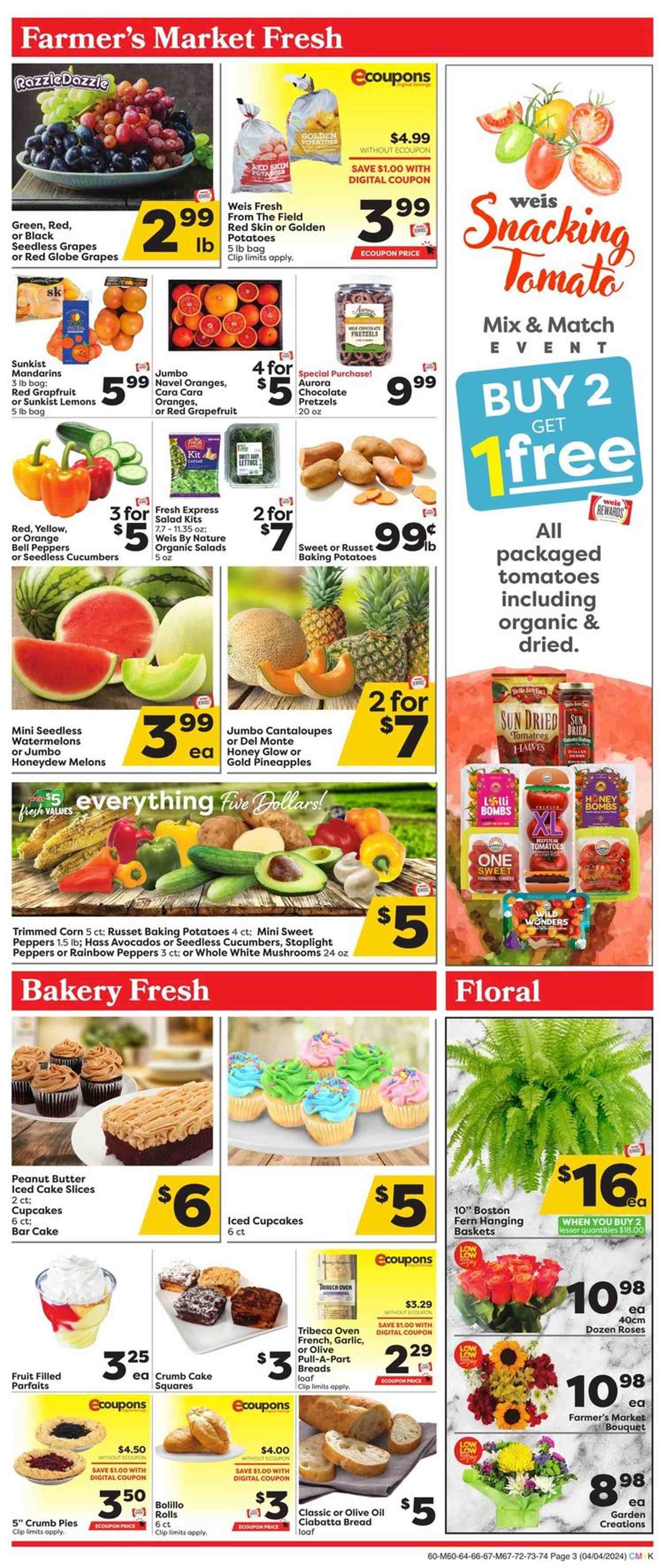 Weis ad - 04/04/2024 - 05/01/2024. Page 3