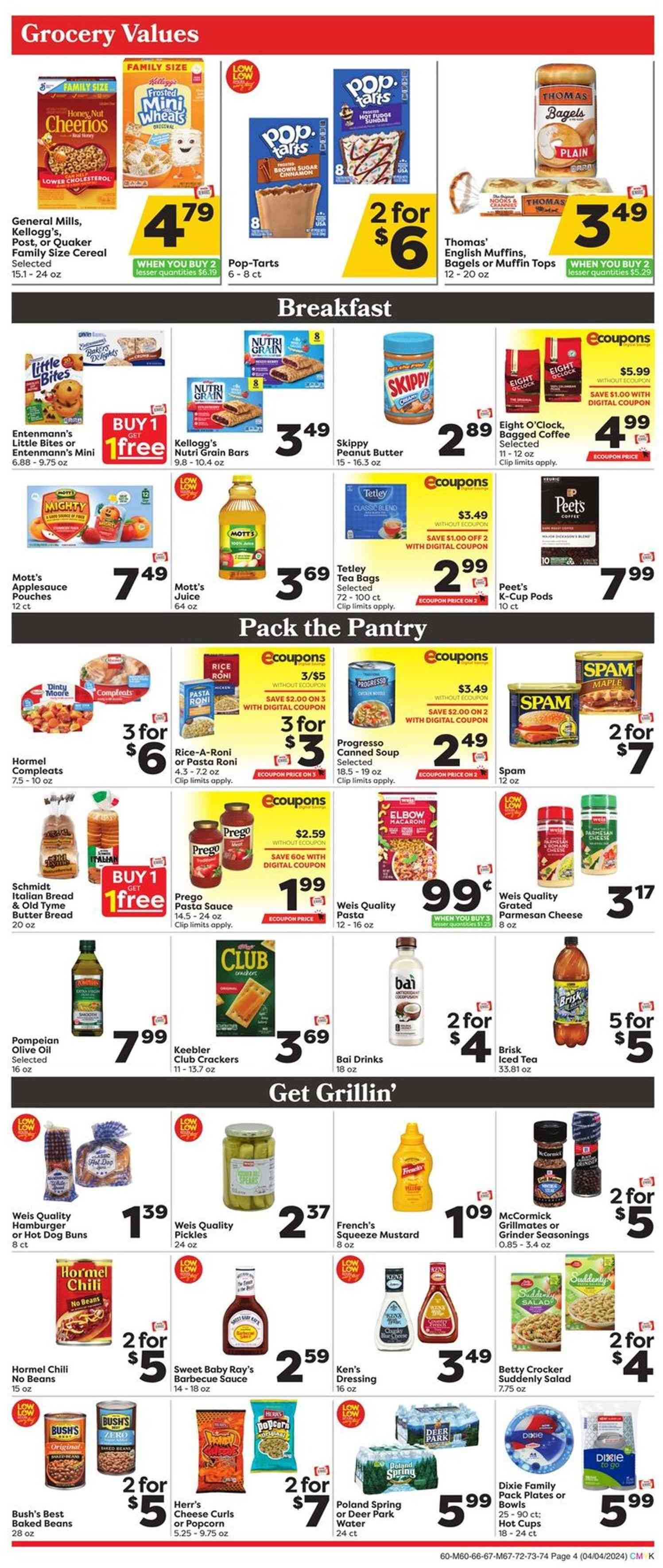 Weis ad - 04/04/2024 - 05/01/2024. Page 4