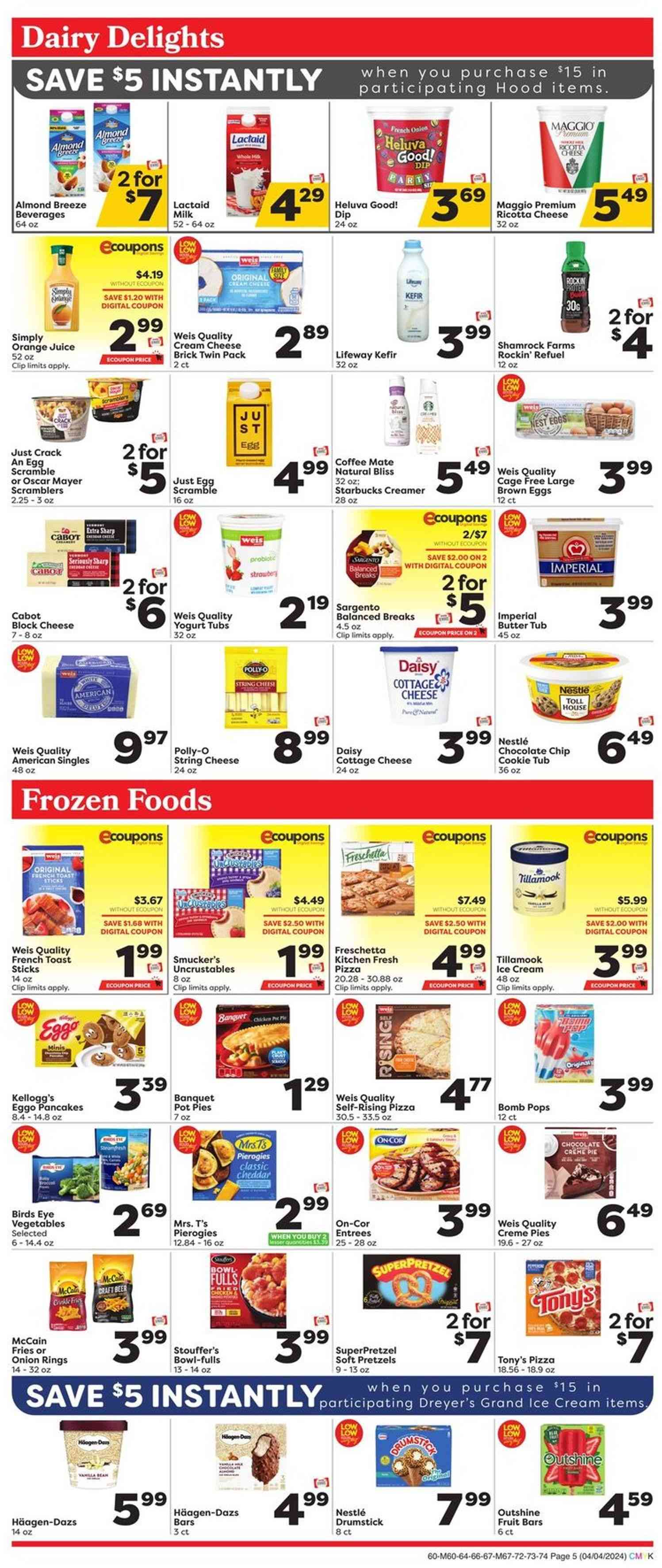 Weis ad - 04/04/2024 - 05/01/2024. Page 5