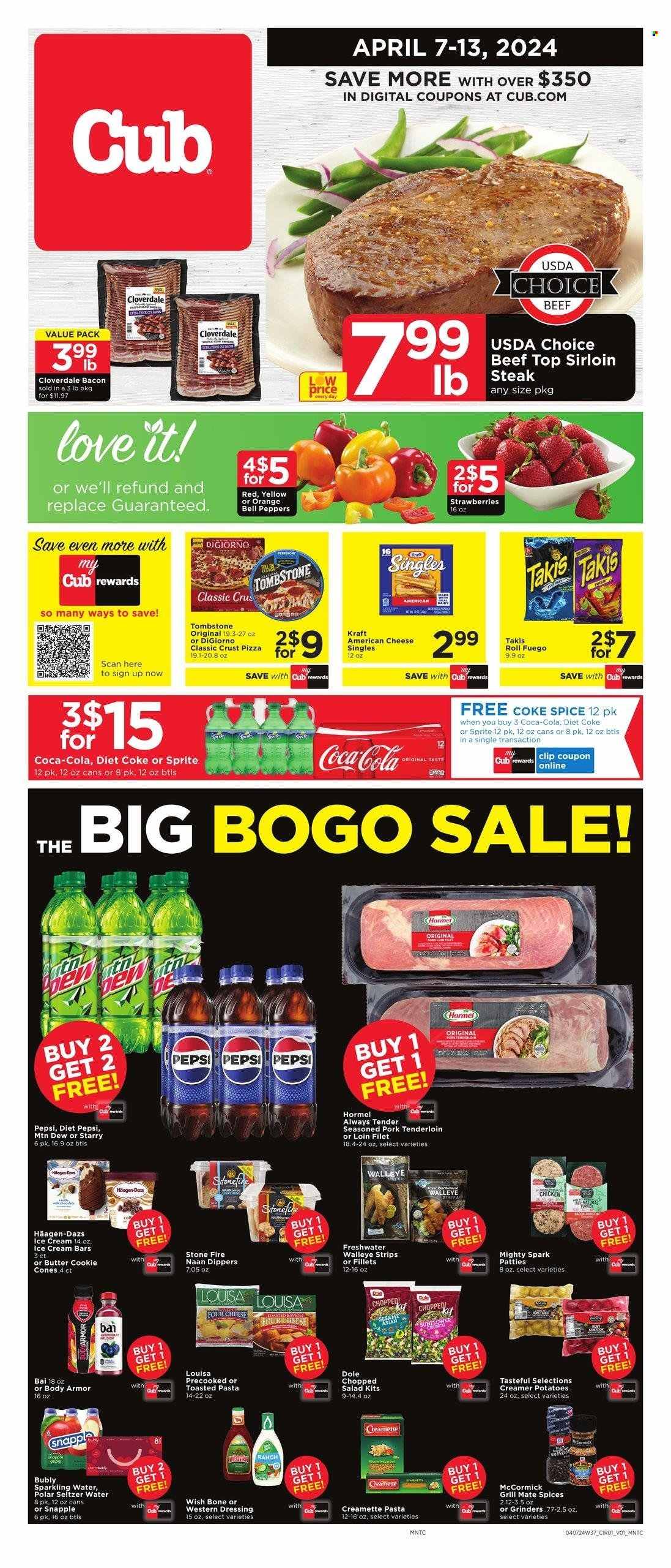 Cub Foods ad - 04/07/2024 - 04/13/2024. Page 1