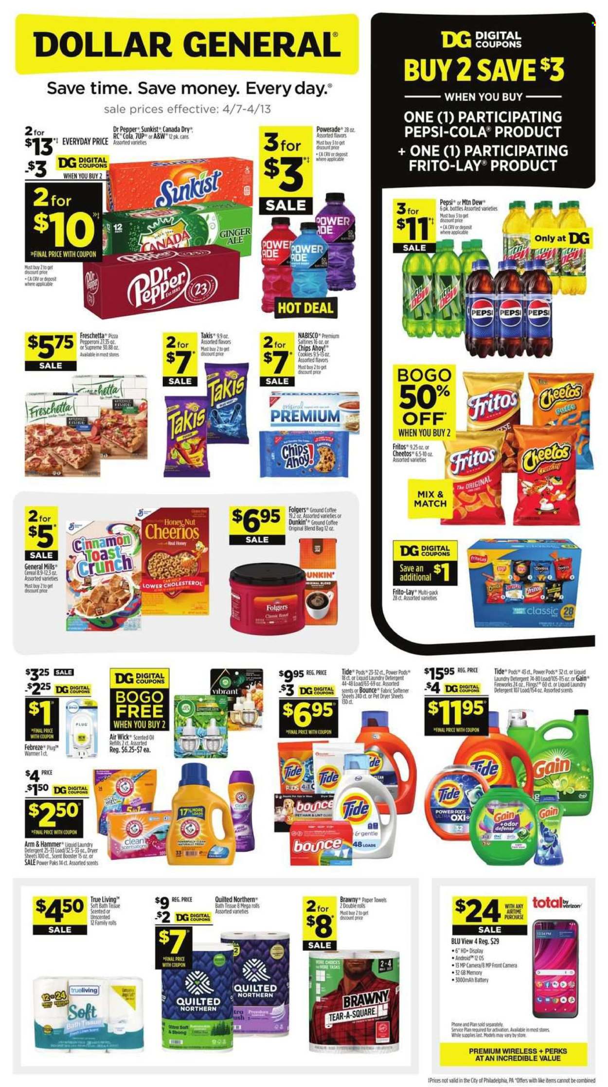 Dollar General ad - 04/07/2024 - 04/13/2024. Page 1