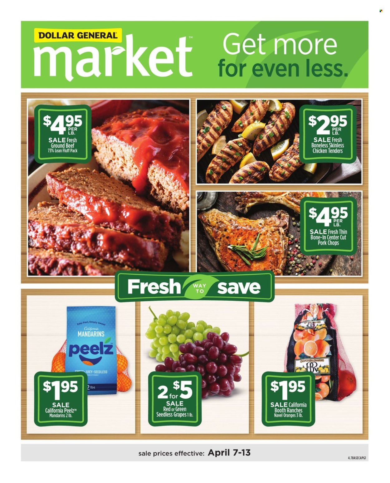 Dollar General ad - 04/07/2024 - 04/13/2024. Page 1