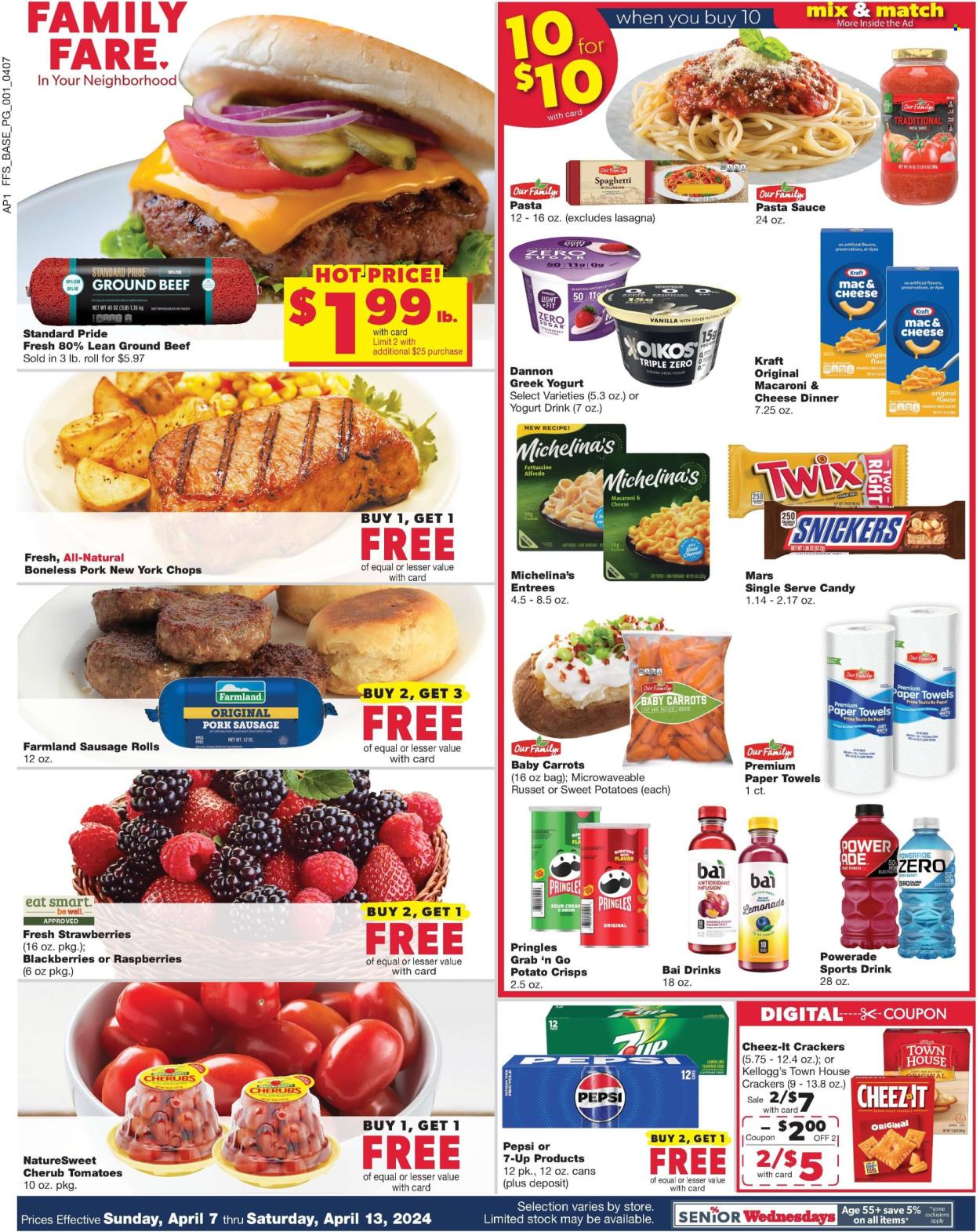 Family Fare ad - 04/07/2024 - 04/13/2024. Page 1