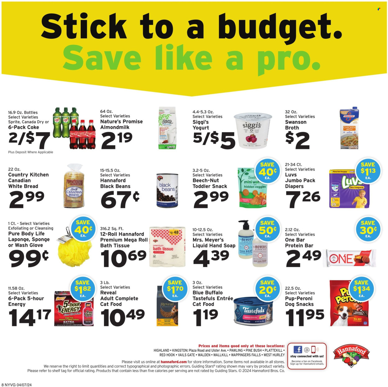 Hannaford ad - 04/07/2024 - 04/13/2024. Page 8