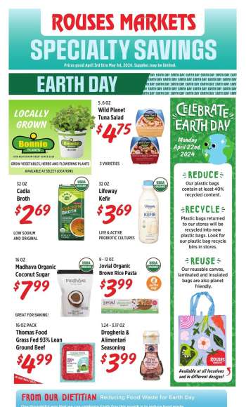 Rouses Markets Flyer - 04/03/2024 - 05/01/2024.