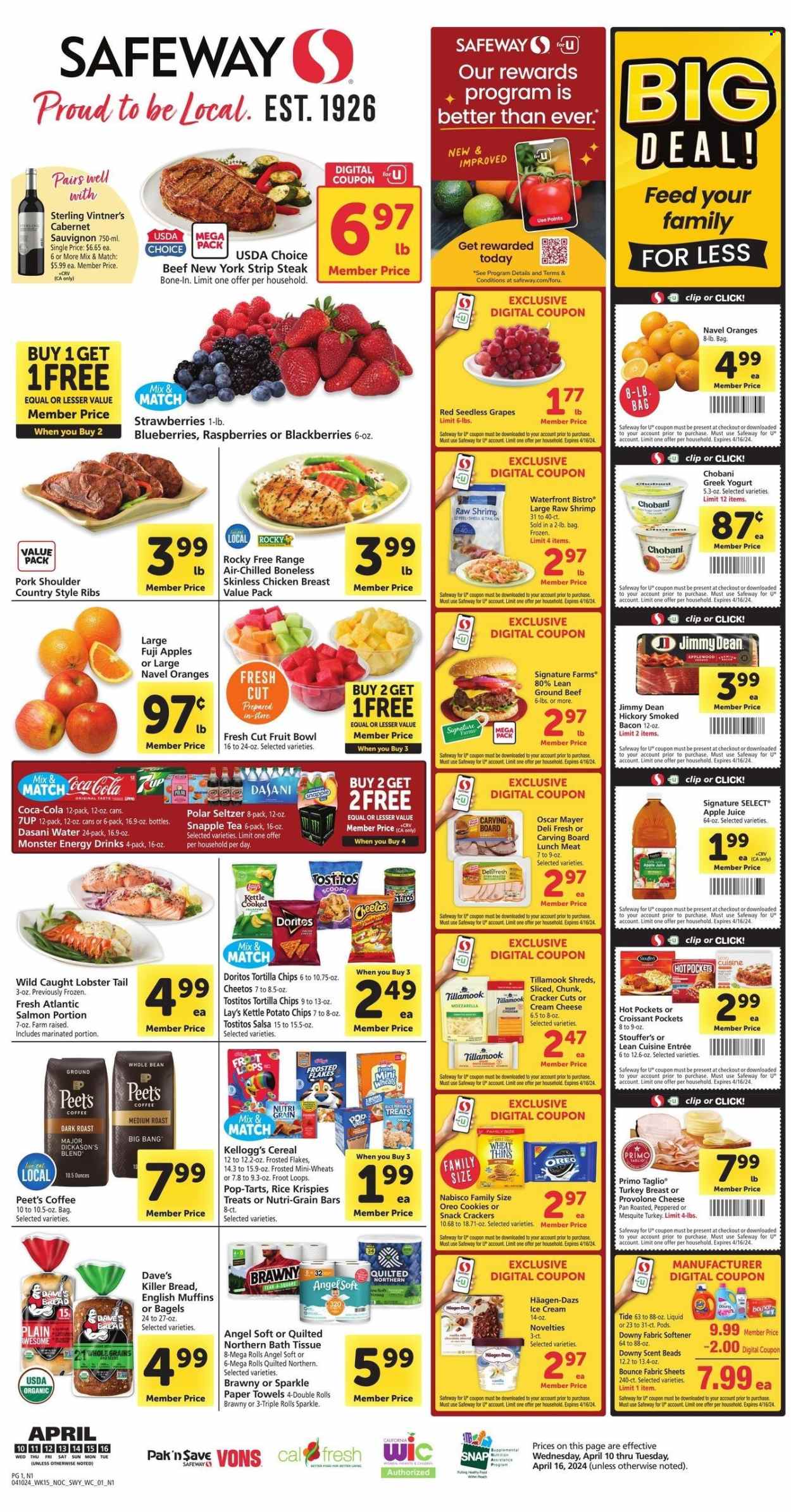 Safeway ad - 04/10/2024 - 04/16/2024. Page 1