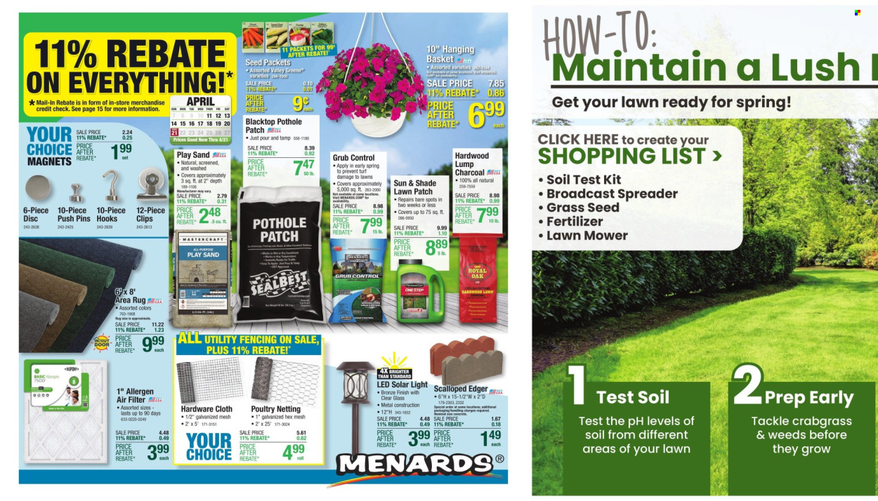 Menards ad - 04/11/2024 - 04/21/2024. Page 3