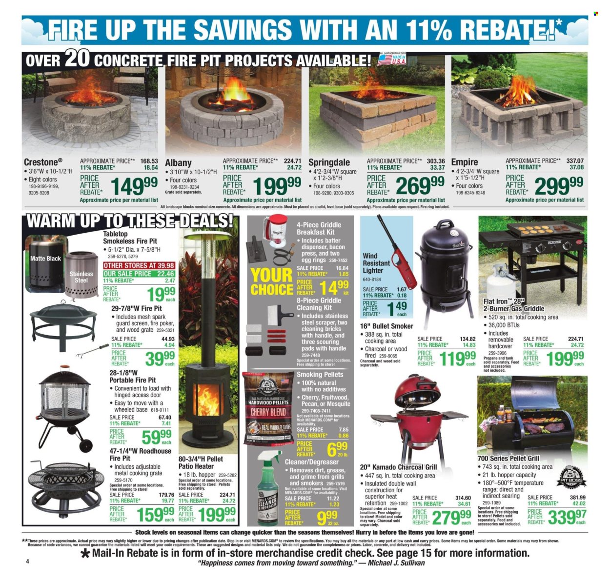 Menards ad - 04/11/2024 - 04/21/2024. Page 9