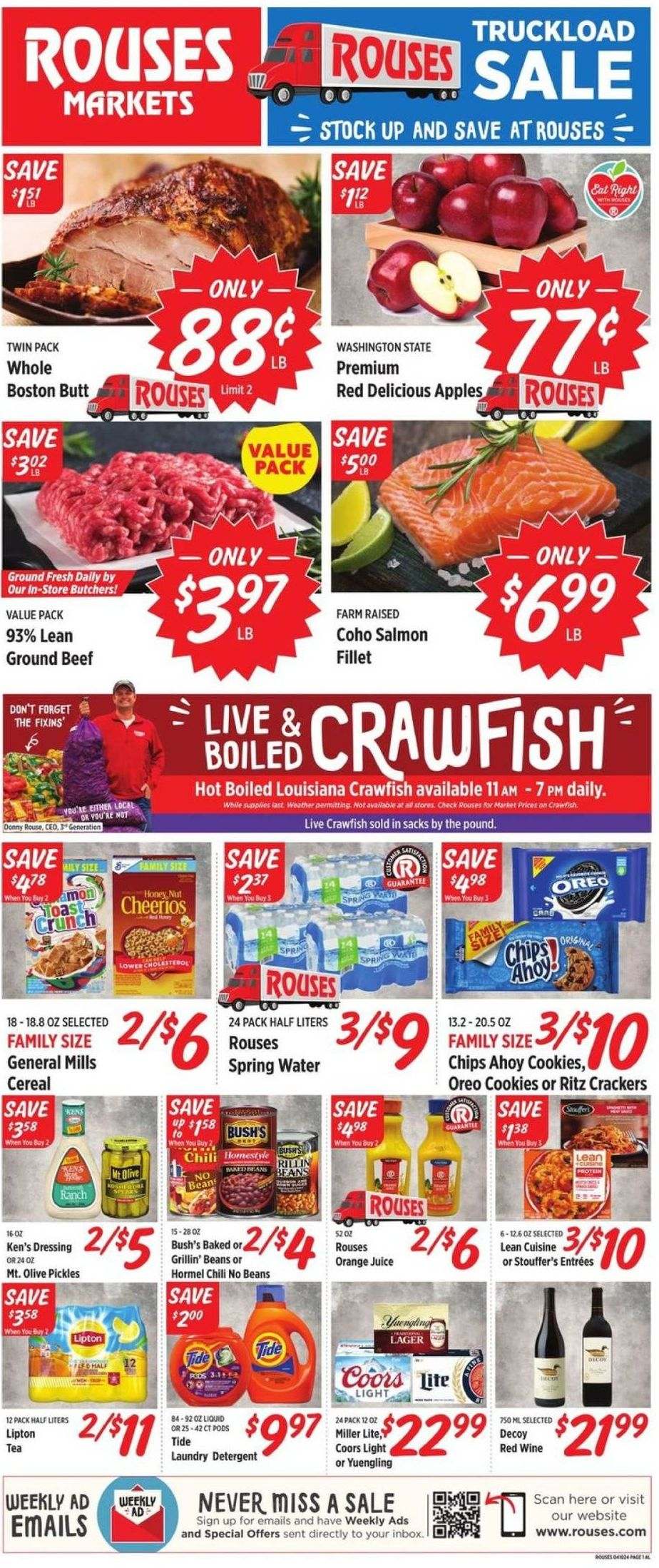 Rouses Markets ad - 04/10/2024 - 04/17/2024. Page 1