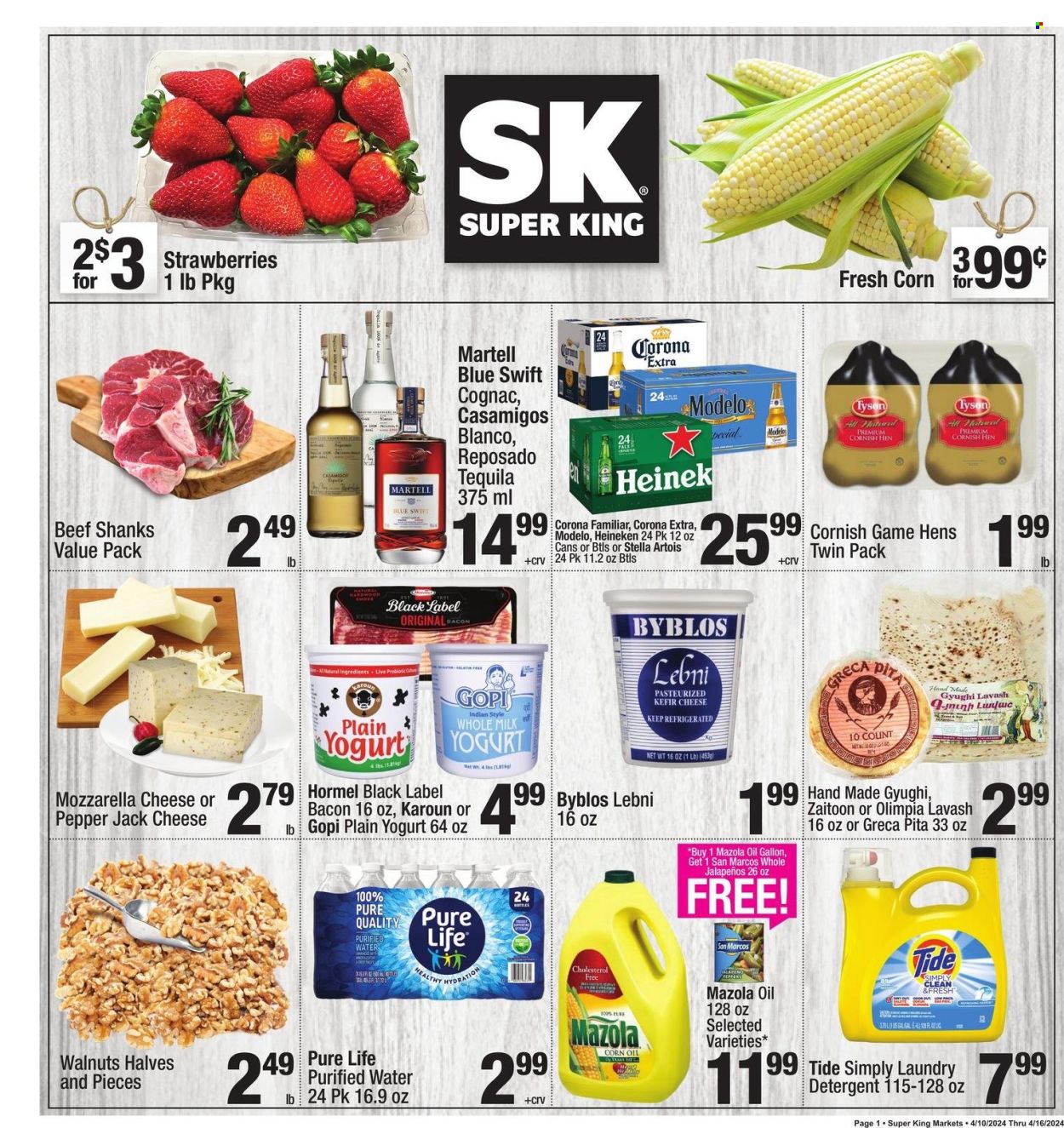 Super King Markets ad - 04/10/2024 - 04/16/2024. Page 1