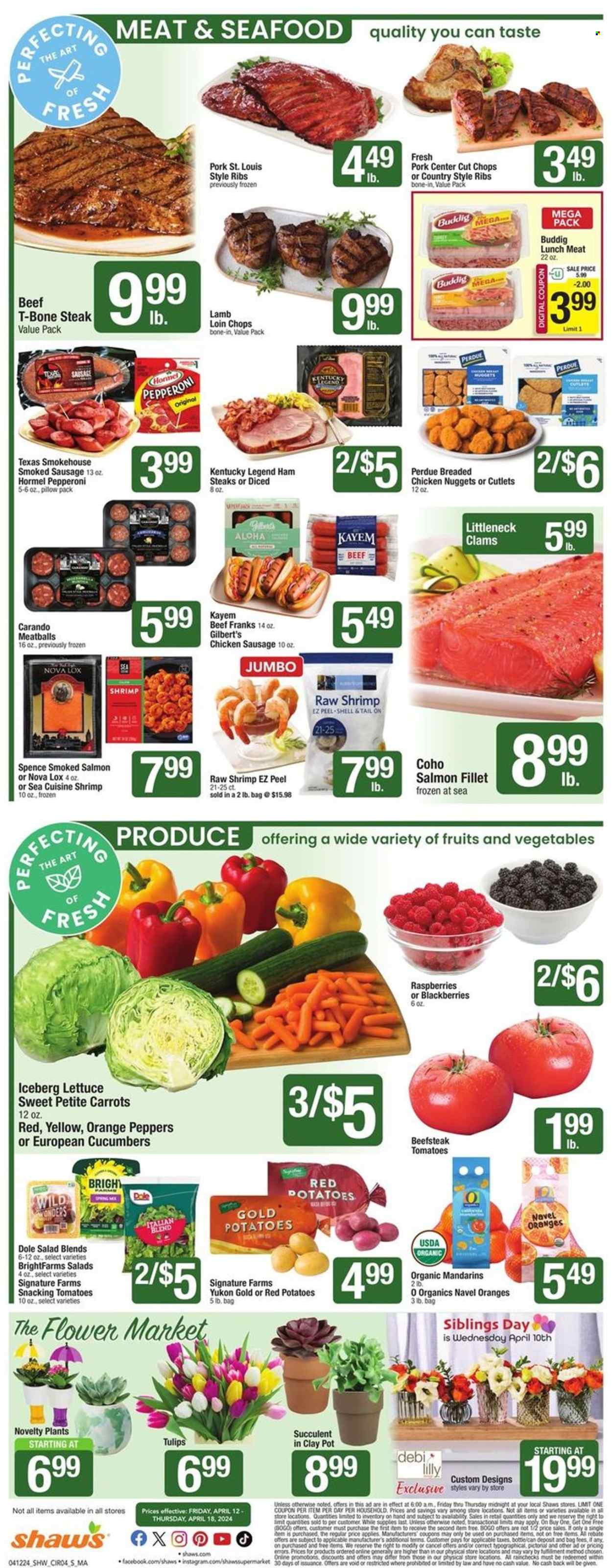 Shaw’s ad - 04/12/2024 - 04/18/2024. Page 4