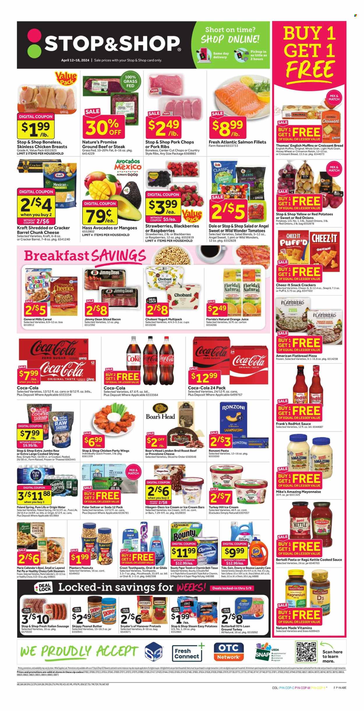 Stop & Shop ad - 04/12/2024 - 04/18/2024. Page 1