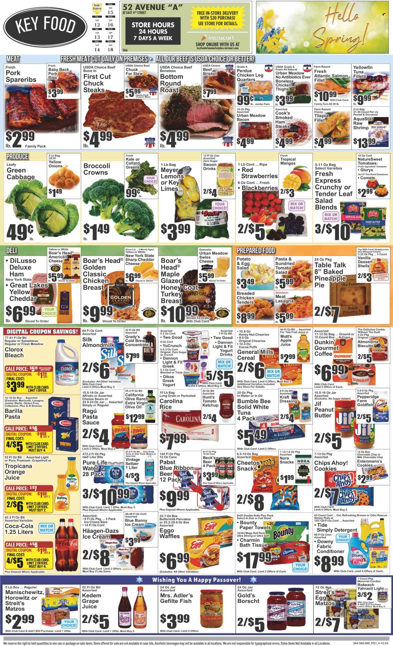 Key Food ad - 04/12/2024 - 04/18/2024. Page 1