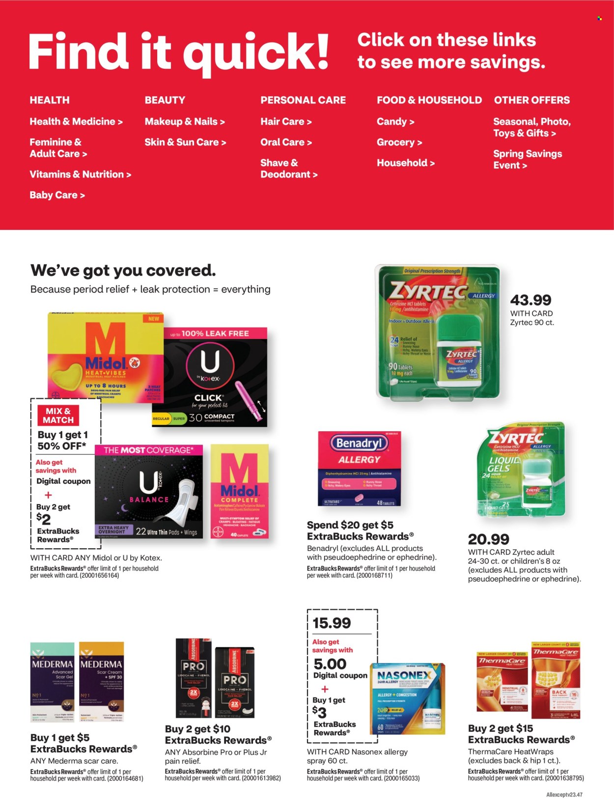 CVS Pharmacy ad - 04/14/2024 - 04/20/2024. Page 4