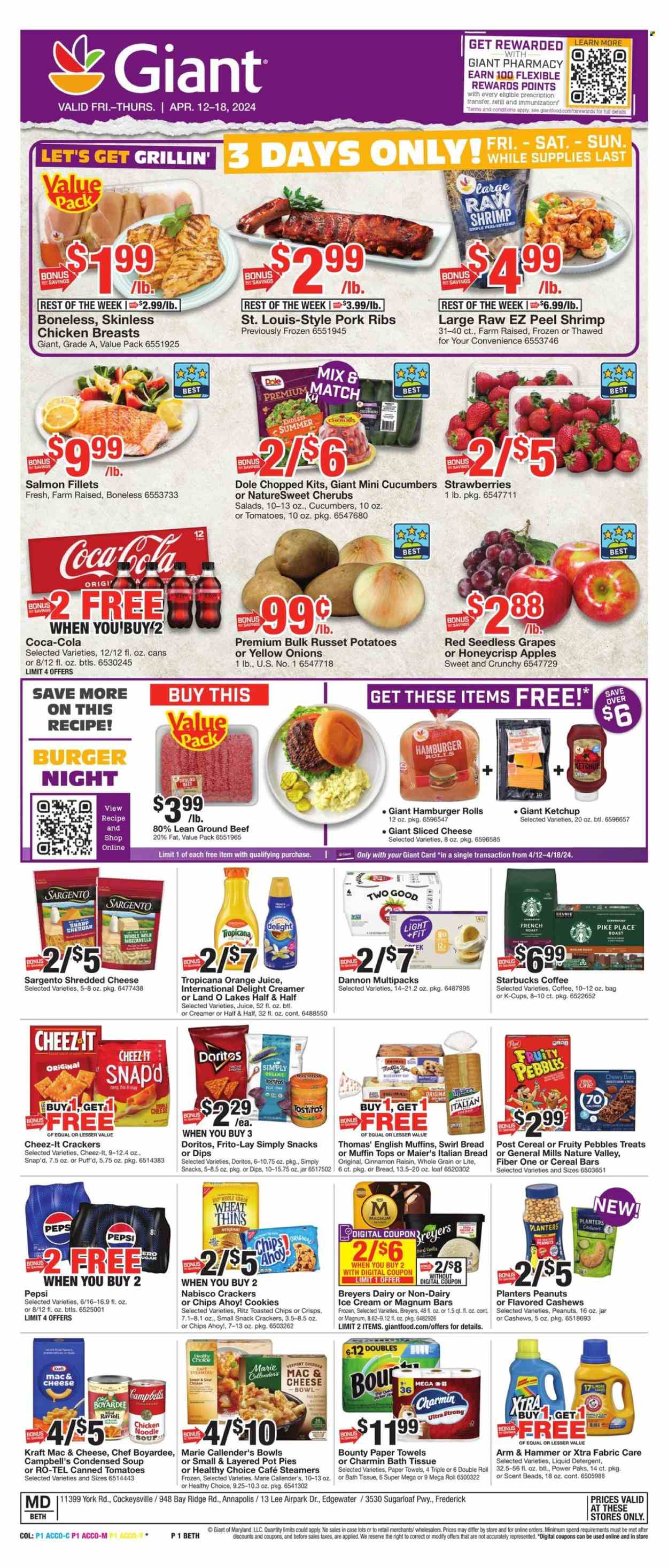 Giant Food ad - 04/12/2024 - 04/18/2024. Page 1