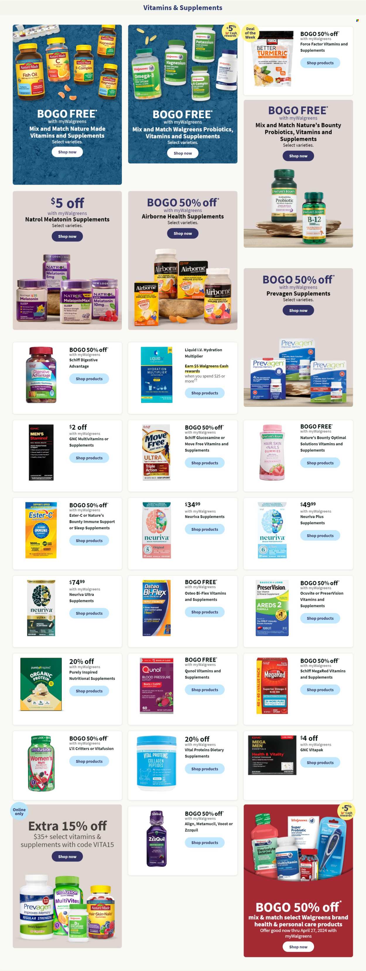 Walgreens ad - 04/14/2024 - 04/20/2024. Page 2