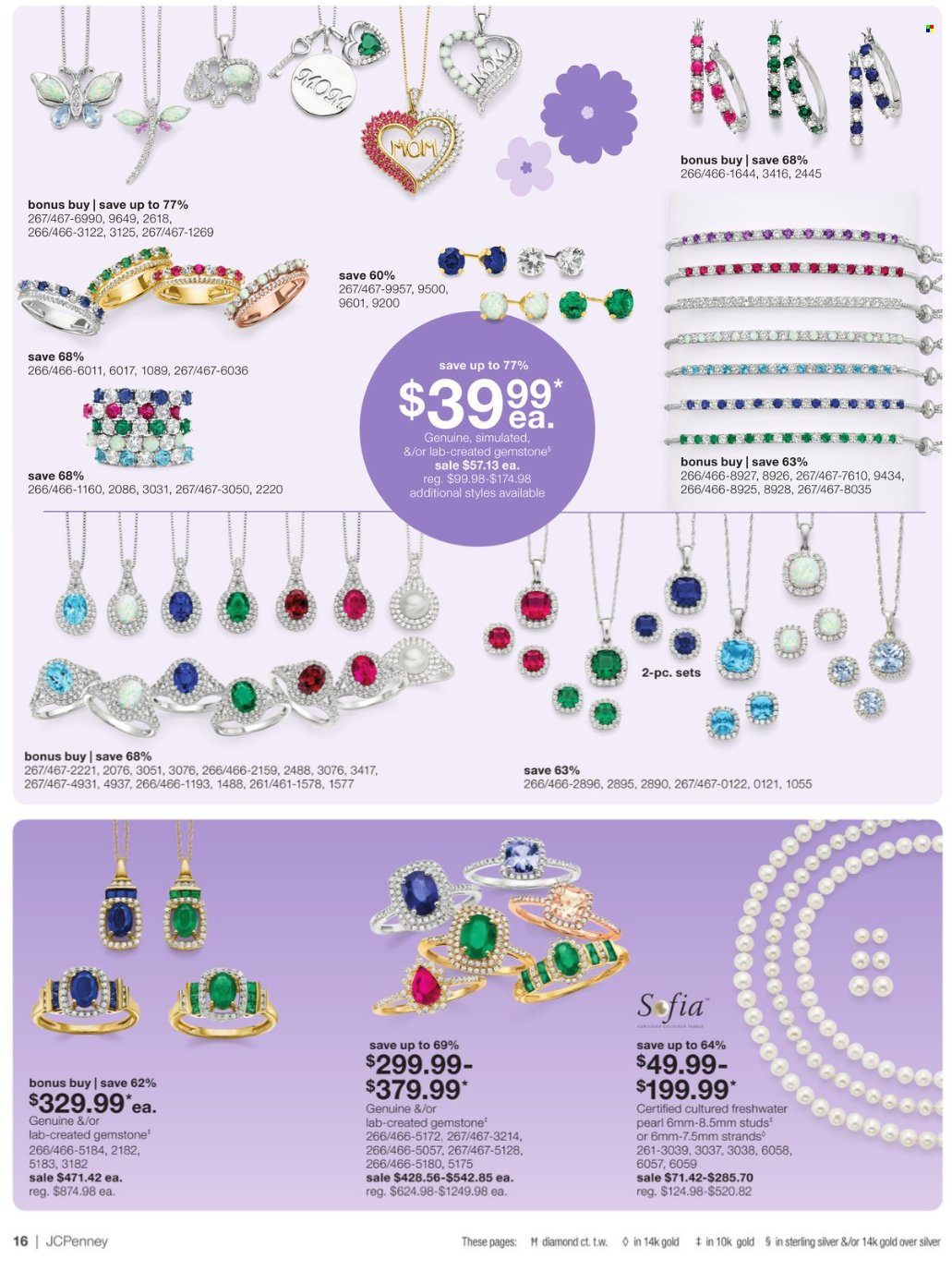 thumbnail - JCPenney Flyer - 04/11/2024 - 05/15/2024 - Sales products - studs. Page 16.