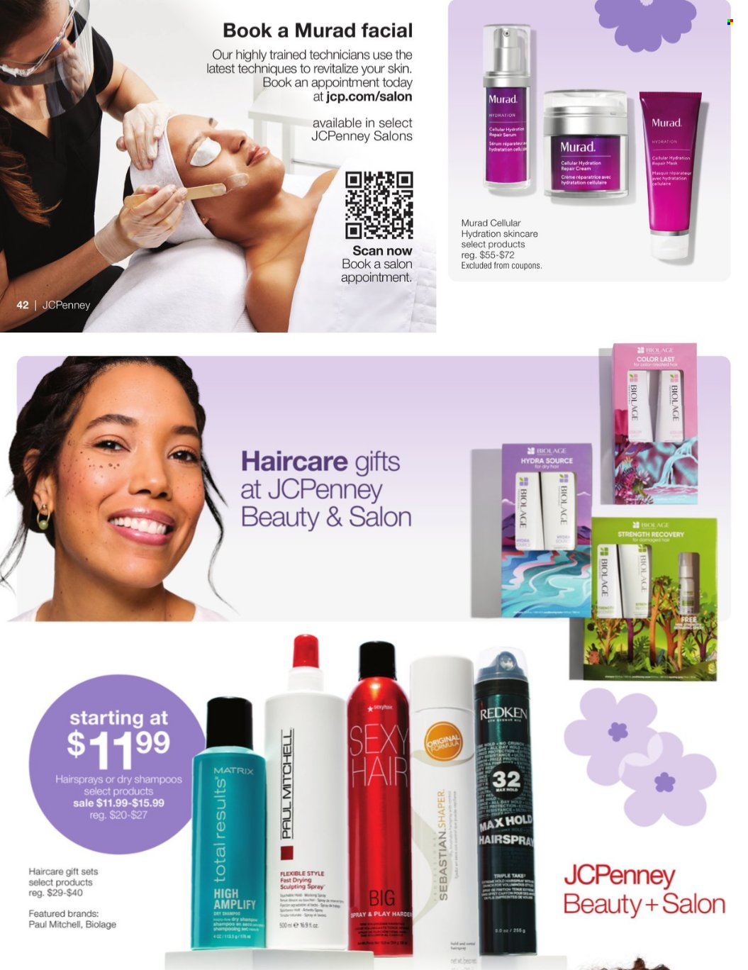 thumbnail - JCPenney Flyer - 04/11/2024 - 05/15/2024 - Sales products - hair styling product, gift set. Page 43.