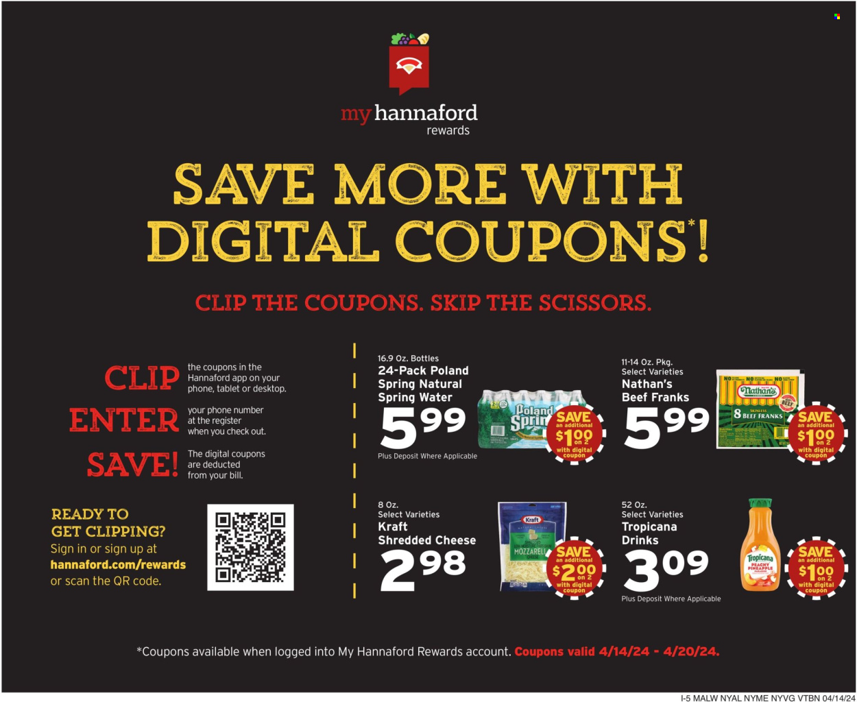 Hannaford ad - 04/14/2024 - 04/20/2024. Page 13