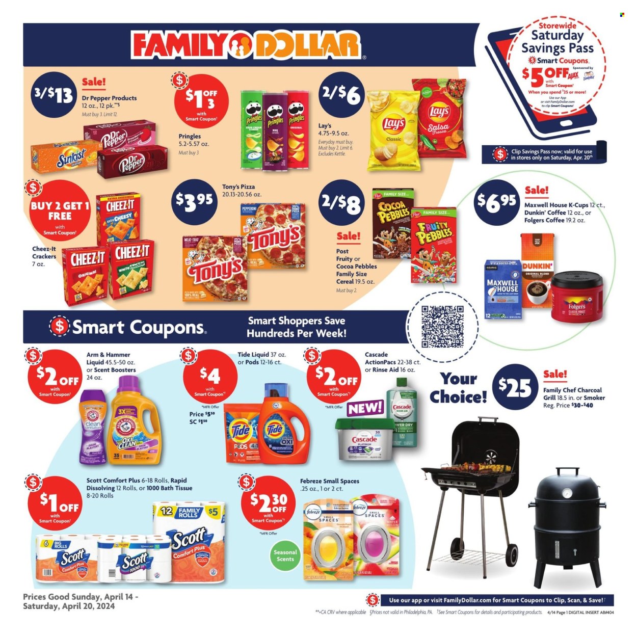 Family Dollar ad - 04/14/2024 - 04/20/2024. Page 1