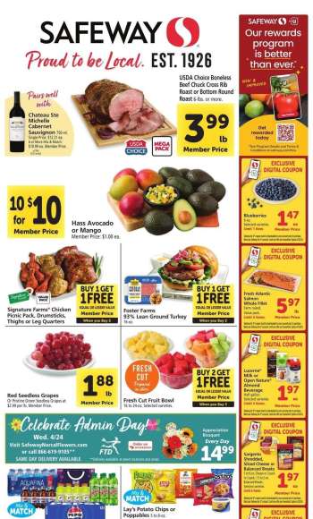 Safeway Flyer - 04/17/2024 - 04/23/2024.
